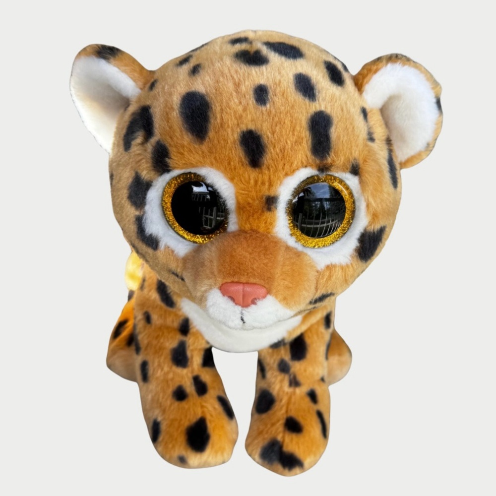 Ty VelveTy Freckles The Leopard 9” Tall Plush Stuffed Animal 2015 💜 BOGO